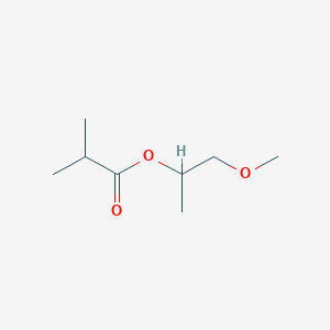 molecular formula C8H16O3 B8704608 1-Methoxypropan-2-yl 2-methylpropanoate CAS No. 5436-79-3