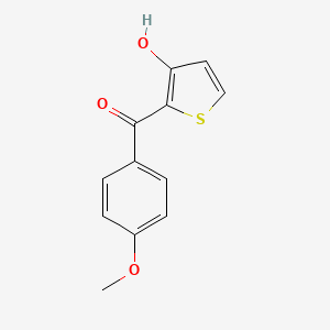 2-[Hydroxy(4-methoxyphenyl)methylidene]thiophen-3(2H)-one