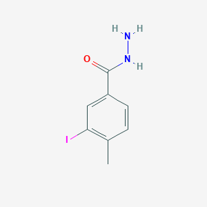 molecular formula C8H9IN2O B8704655 3-Iodo-4-methylbenzohydrazide 