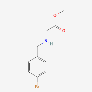 (4-Bromo-benzylamino)acetic acid methyl ester