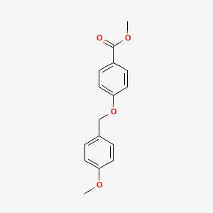 molecular formula C16H16O4 B8704844 Methyl 4-[(4-methoxyphenyl)methoxy]benzoate CAS No. 62290-50-0