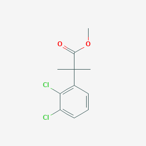 molecular formula C11H12Cl2O2 B8704879 Methyl 2-(2,3-dichlorophenyl)-2-methylpropanoate 