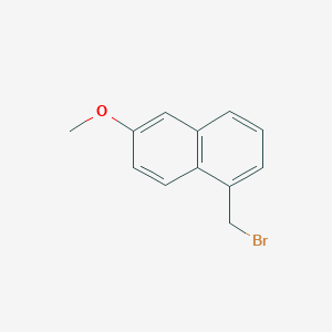molecular formula C12H11BrO B8704881 1-(Bromomethyl)-6-methoxynaphthalene CAS No. 57382-43-1