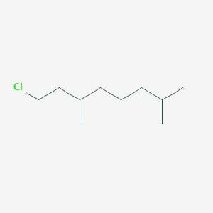 molecular formula C10H21Cl B8704885 1-Chloro-3,7-dimethyloctane CAS No. 5453-97-4
