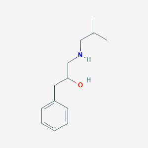 molecular formula C13H21NO B8704890 N-(3-phenyl-2-hydroxypropyl)N-isobutylamine 