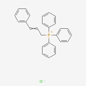 molecular formula C27H24ClP B8704901 Triphenyl(3-phenylprop-2-enyl)phosphanium;chloride 