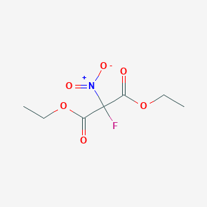 molecular formula C7H10FNO6 B8705010 Diethyl fluoro(nitro)propanedioate CAS No. 680-42-2