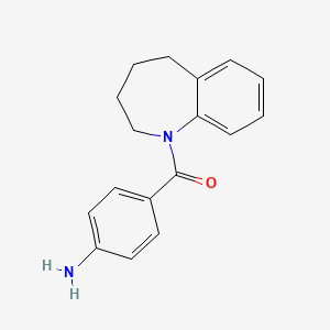 1-(4-aminobenzoyl)-2,3,4,5-tetrahydro-1H-benzazepine