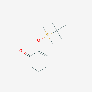 molecular formula C12H22O2Si B8705038 2-Cyclohexen-1-one, 2-[[(1,1-dimethylethyl)dimethylsilyl]oxy]- CAS No. 116608-34-5