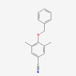 molecular formula C16H15NO B8705091 4-Benzyloxy-3,5-dimethylbenzonitrile 