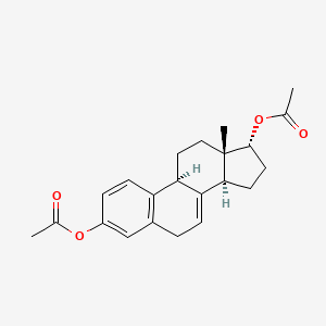 Estra-1,3,5(10),7-tetraene-3,17alpha-diol diacetate