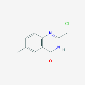 molecular formula C10H9ClN2O B8705123 2-(chloromethyl)-6-methylquinazolin-4(3H)-one 