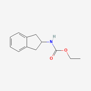 B8705143 Ethyl 2,3-dihydro-1H-inden-2-ylcarbamate CAS No. 24446-27-3