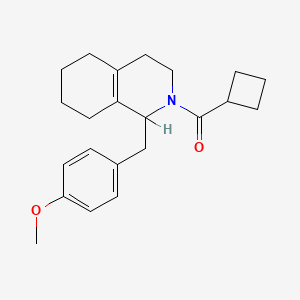 molecular formula C22H29NO2 B8705182 2-(Cyclobutylcarbonyl)-1,2,3,4,5,6,7,8-octahydro-1-[(4-methoxyphenyl)methyl]isoquinoline CAS No. 94230-89-4