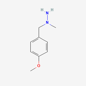 molecular formula C9H14N2O B8705186 N-(4-Methoxybenzyl)-N-methylhydrazine 