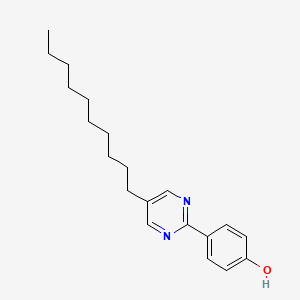 Phenol, 4-(5-decyl-2-pyrimidinyl)-