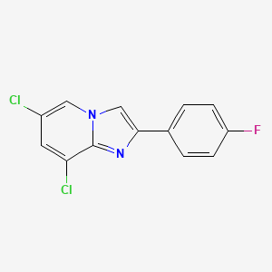 6,8-Dichloro-2-(4-fluorophenyl)imidazo[1,2-a]pyridine