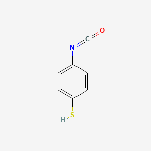 molecular formula C7H5NOS B8705318 4-Isocyanatobenzene-1-thiol CAS No. 54528-30-2