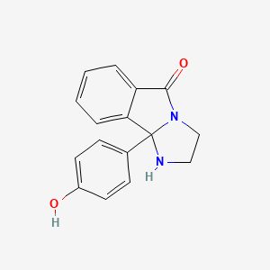 9b-(4-Hydroxyphenyl)-1,2,3,9b-tetrahydroimidazo[2,1-a]isoindol-5-one