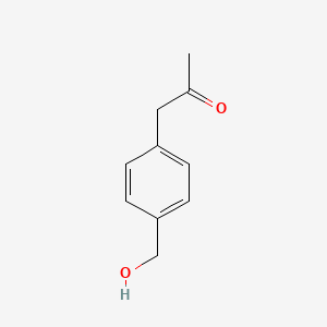 molecular formula C10H12O2 B8705360 1-[4-(Hydroxymethyl)phenyl]propan-2-one CAS No. 77955-04-5