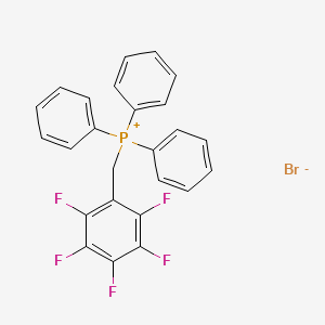 molecular formula C25H17BrF5P B8705377 (Pentafluorobenzyl)triphenylphosphonium bromide 