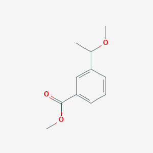 3-(1-Methoxy-ethyl)-benzoic acid methyl ester