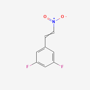 molecular formula C8H5F2NO2 B8705401 1,3-Difluoro-5-(2-nitroethenyl)benzene 