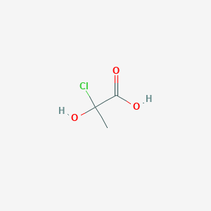 molecular formula C3H5ClO3 B8705407 2-Chloro-2-hydroxypropanoic acid CAS No. 35060-81-2