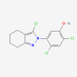 2,4-Dichloro-5-(3-chloro-4,5,6,7-tetrahydroindazol-2-yl)phenol