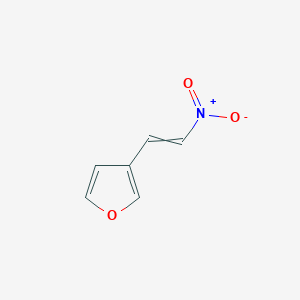 molecular formula C6H5NO3 B8705519 3-(2-Nitrovinyl) furan 