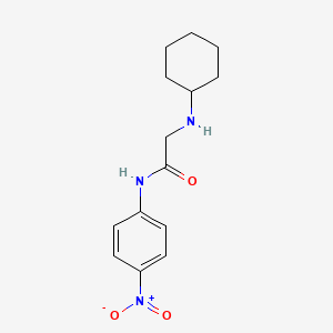 2-Cyclohexylamino-N-(4-nitrophenyl)-acetamide
