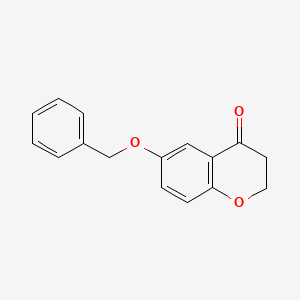 molecular formula C16H14O3 B8705573 6-Benzyloxy-4-chromanone 