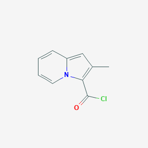 molecular formula C10H8ClNO B8705621 2-Methylindolizine-3-carbonyl chloride CAS No. 70601-77-3