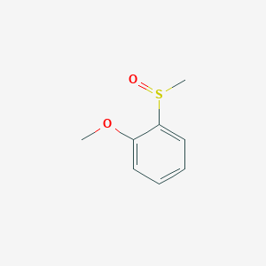 molecular formula C8H10O2S B8705812 Benzene, 1-methoxy-2-(methylsulfinyl)- CAS No. 38452-13-0