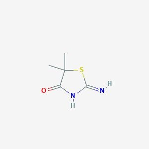 2-Amino-5,5-dimethylthiazol-4(5H)-one