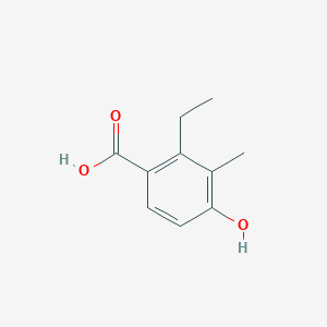 molecular formula C10H12O3 B8705856 2-Ethyl-4-hydroxy-3-methylbenzoic acid 