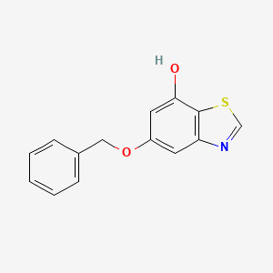 molecular formula C14H11NO2S B8705873 5-(Benzyloxy)benzo[d]thiazol-7-ol 