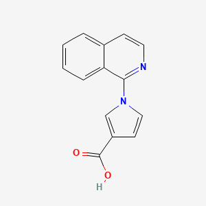 molecular formula C14H10N2O2 B8705909 1-(Isoquinolin-1-yl)-1H-pyrrole-3-carboxylic acid CAS No. 649727-06-0