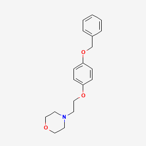 molecular formula C19H23NO3 B8705913 4-(2-(4-(Benzyloxy)phenoxy)ethyl)morpholine 
