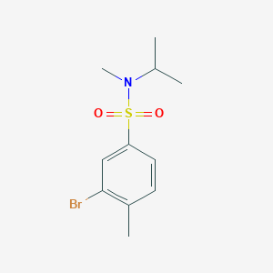 molecular formula C11H16BrNO2S B8705921 3-bromo-N-isopropyl-N,4-dimethylbenzenesulfonamide 