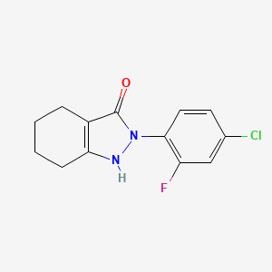 2-(4-Chloro-2-fluorophenyl)-4,5,6,7-tetrahydro-1H-indazol-3(2H)-one