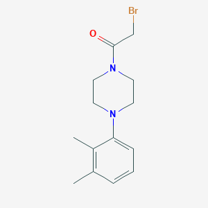 molecular formula C14H19BrN2O B8705995 2-Bromo-1-[4-(2,3-dimethylphenyl)piperazin-1-yl]ethanone 