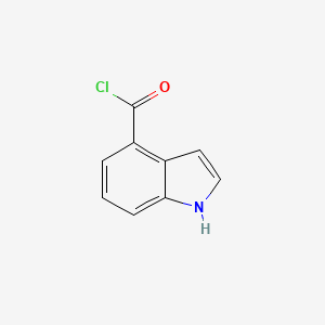 molecular formula C9H6ClNO B8706003 1H-Indole-4-carbonyl chloride CAS No. 949899-70-1