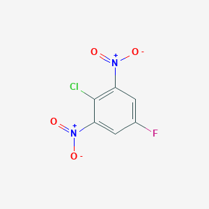molecular formula C6H2ClFN2O4 B8706030 2-Chloro-5-fluoro-1,3-dinitrobenzene CAS No. 62558-39-8