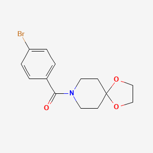 molecular formula C14H16BrNO3 B8706038 8-(4-Bromobenzoyl)-1,4-dioxa-8-azaspiro[4.5]decane 