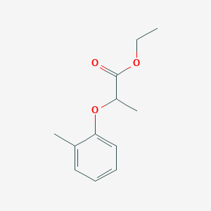 molecular formula C12H16O3 B8706059 Ethyl 2-(2-methylphenoxy)propionate 