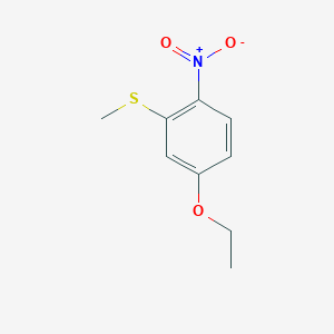 4-Ethoxy-2-(methylsulfanyl)-1-nitrobenzene