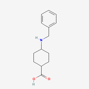 4-(Benzylamino)cyclohexane-1-carboxylic acid