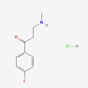 1-(p-Fluorophenyl)-3-methylamino-propan-1-one hydrochloride
