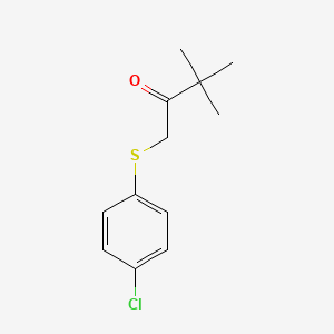 1-(p-Chlorophenylthio)-3,3-dimethyl-2-butanone